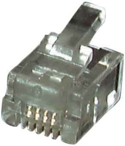 EFB-Elektronik Modular-Stecker RJ11 f.Rundkbl.,ungesch. 37516.1-100 (VE100)