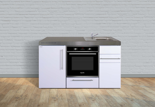 Stengel Miniküche Premiumline Edelstahl MPBES150KSBOKSliBreS