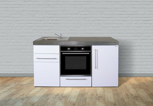Stengel Miniküche Premiumline Edelstahl MPBES160KSBOKSreBliS