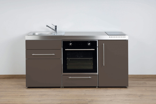 Stengel Miniküche Premiumline Mokka metallic MPBMM170KSGKFreBliS