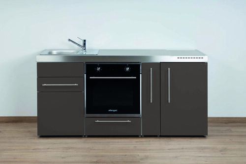 Stengel Miniküche Premiumline Mokka metallic MPBMM180AKSGKFreBliS