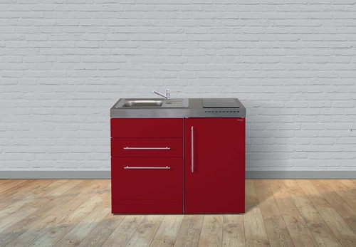Stengel Miniküche Premiumline Bordeauxrot MPBR110SKSGKFreBliS
