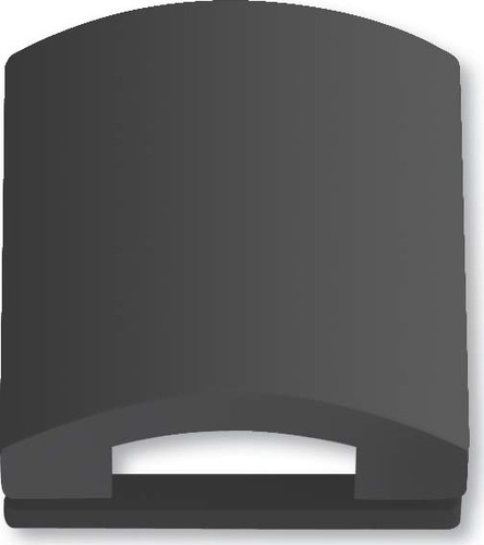 Busch-Jaeger Zentralscheibe anthrazit TAE,50x50mm,Klappd. 1746-81 Busch-Jaeger Zentralscheibe anthrazit TAE,50x50mm,Klappd. 1746-81