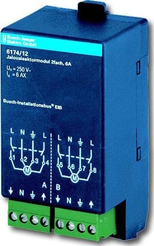 Busch-Jaeger Jalousieaktormodul 2-fach 6174/13