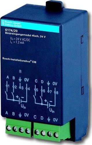 Busch-Jaeger Binäreingangsmodul 4-fach 6174/20