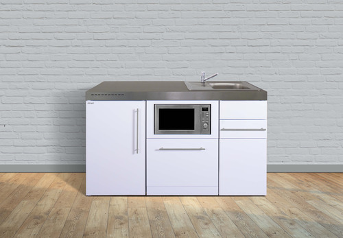 Stengel Miniküche Premiumline Edelstahl MPGSMES150GSMWBreS