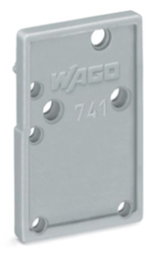 WAGO GmbH & Co. KG Abschlussplatte anrastbar 1,5mm,grau 741-100