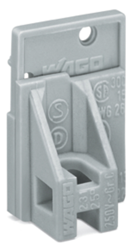 WAGO GmbH & Co. KG Abschlussplatte anrastbar 1,5mm,grau 741-906