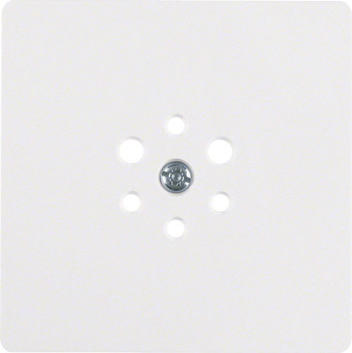 Berker Zentralplatte pws f. 6-pol.-Steckdose 147409