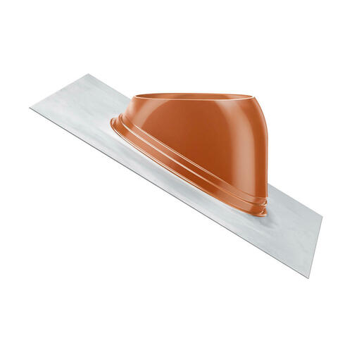 Helios Ventilatoren Dachpfanne universal mit Bleirand UPD 160 R ziegelrot