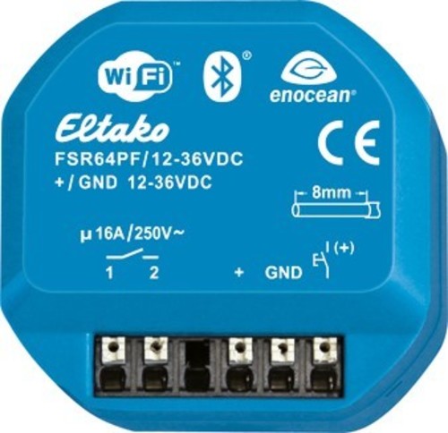 Eltako Funkaktor Stromstoß-Schaltrel. FSR64PF/12-36V-DC