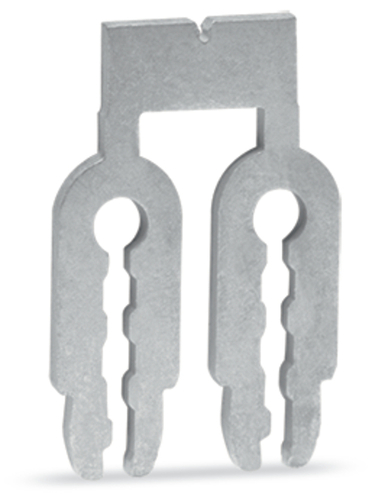 WAGO GmbH & Co. KG Brücker 2-fach blank,silberfarben 745-381