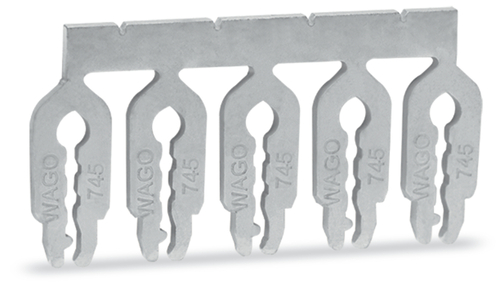 WAGO GmbH & Co. KG Brücker 4-fach blank,silberfarben 745-584