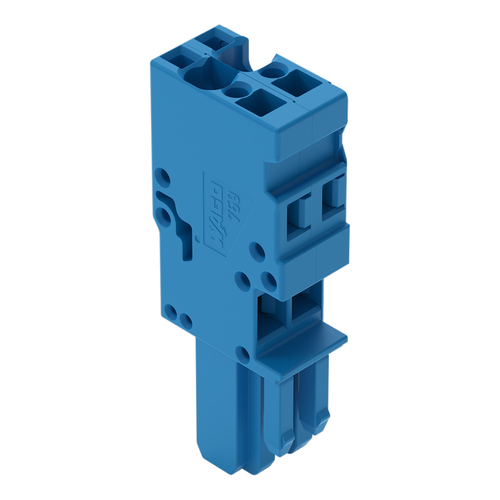 WAGO GmbH & Co. KG 1-Leiter-Federleiste CAGE CLAMP,4mm²,blau 769-102/000-006