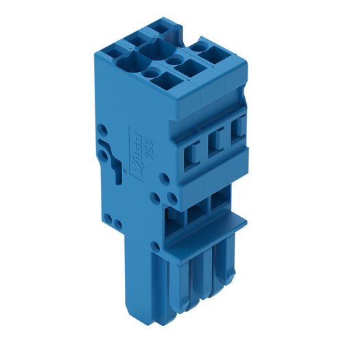 WAGO GmbH & Co. KG 1-Leiter-Federleiste CAGE CLAMP,4mm²,blau 769-103/000-006