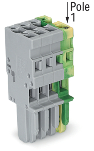 WAGO GmbH & Co. KG 1-Leiter-Federleiste 4mm²,gn-ge/gr 769-104/000-036