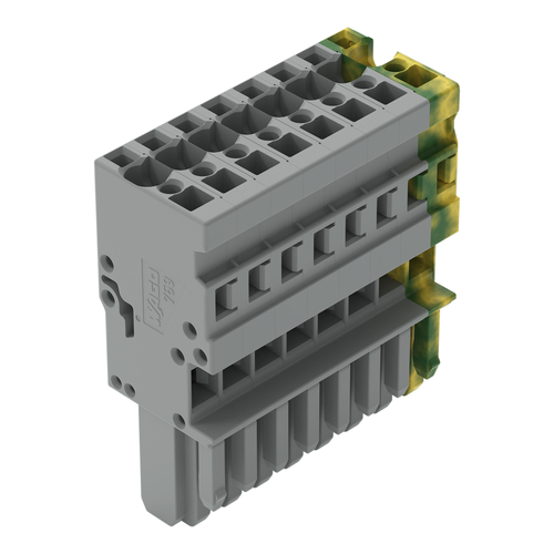 WAGO GmbH & Co. KG 1-Leiter-Federleiste 4mm²,gn-ge/gr 769-108/000-036