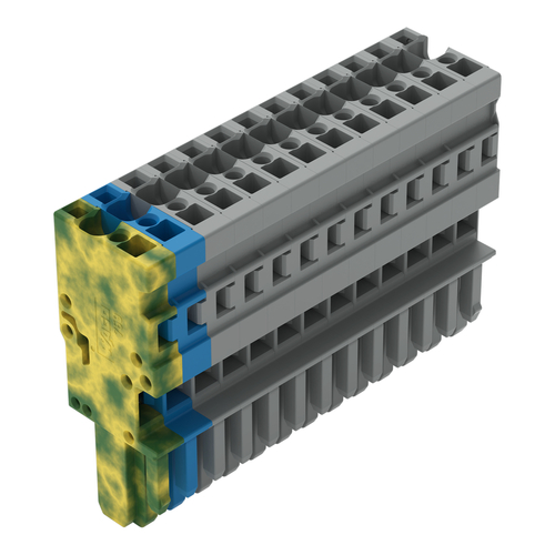 WAGO GmbH & Co. KG 1-Leiter-Federleiste 4mm²,gr/bl/gn-ge 769-113/000-039
