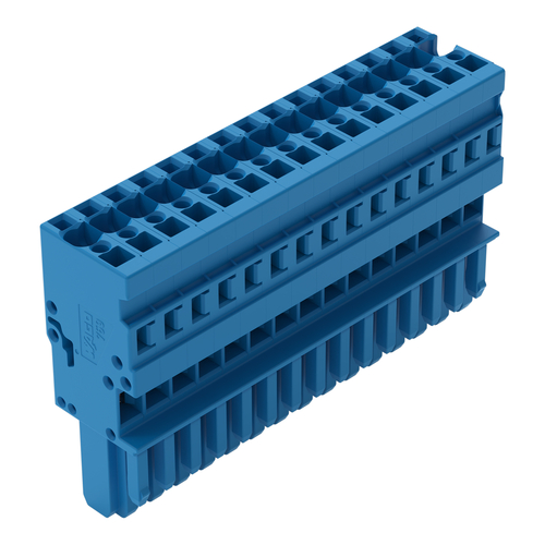 WAGO GmbH & Co. KG 1-Leiter-Federleiste CAGE CLAMP,4mm²,blau 769-115/000-006