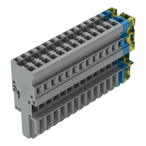 WAGO GmbH & Co. KG 1-Leiter-Federleiste 4mm²,gn-ge/bl/gr 769-115/000-038