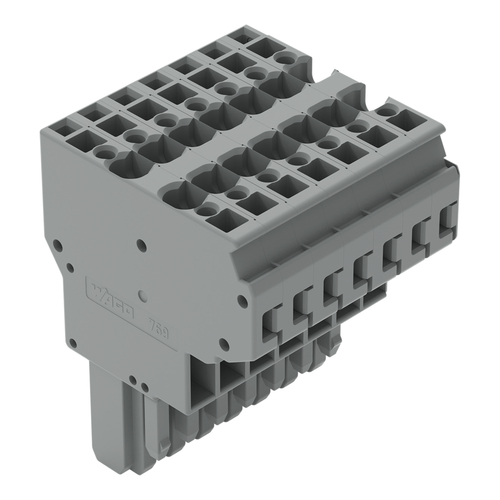 WAGO GmbH & Co. KG 2-Leiter-Federleiste CAGECLAMP,4mm²,gr 769-127