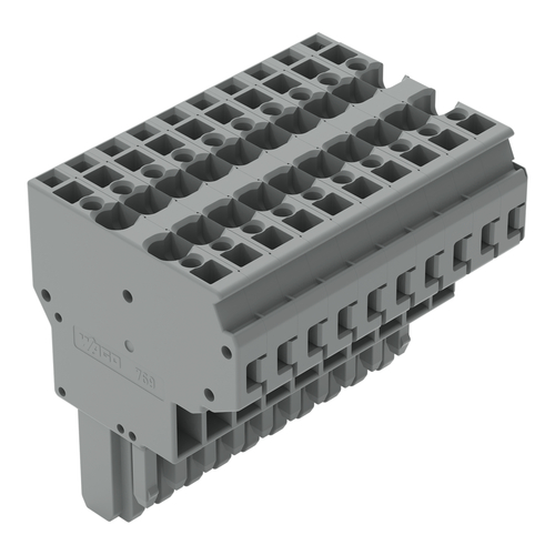 WAGO GmbH & Co. KG 2-Leiter-Federleiste CAGECLAMP,4mm²,gr 769-130