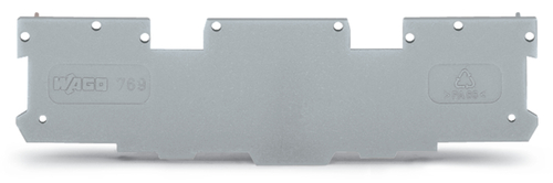 WAGO GmbH & Co. KG Abschluss-u.Zwischenplatte 1,1mm dick,grau 769-309 WAGO GmbH & Co. KG Abschluss-u.Zwischenplatte 1,1mm dick,grau 769-309