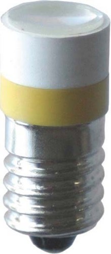 Scharnberger+Hasenbein Spot-LED 10x22mm E10 24/28VAC/DC gelb 35546