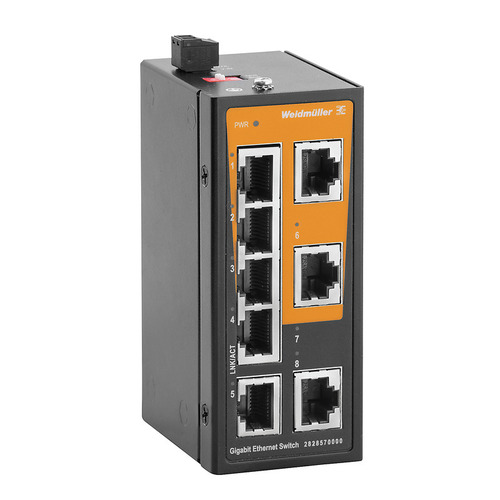 Weidmüller Schalter unmanaged Gigabit Ethernet IE-SW-ELB-08-8GT