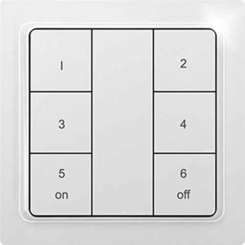 Eltako Funk-6-Kanal-Taster F6T55EB-Keypad-pg