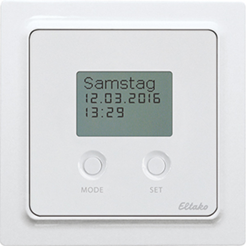 Eltako Funksensor Schaltuhr reinweiß glänzend FSU55ED/230V-wg