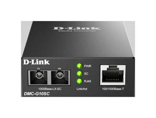 DLink Deutschland 100/1000BaseT to 1000BaseLX (SC) Sing DMC-G10SC/E