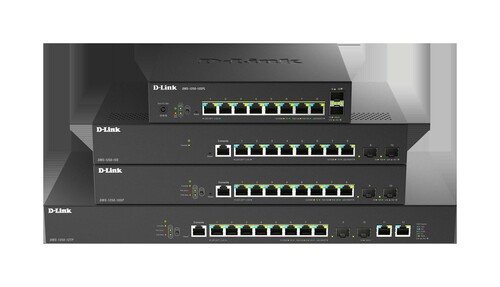 DLink Deutschland 10-Port 2.5G BASE-T PoE, 2-port 10G SFP+ port DMS-1250-10SPL/E