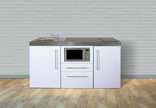 Stengel Miniküche Premiumline weiß MPM170MWGKFreBliS