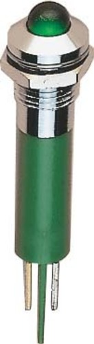 Scharnberger+Hasenbein LED-Signallampe Außenrefl. 5mm 230VAC u-grün 38381