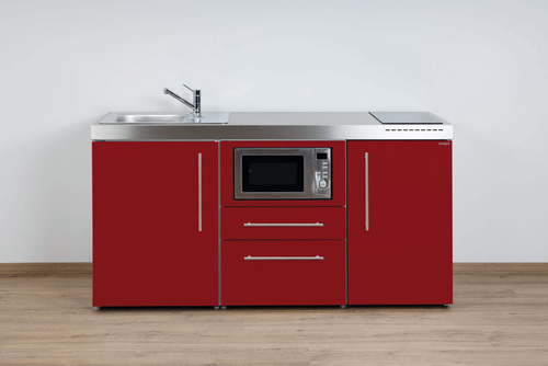 Stengel Miniküche Premiumline Bordeauxrot MPMBR170MWGKFreBliS