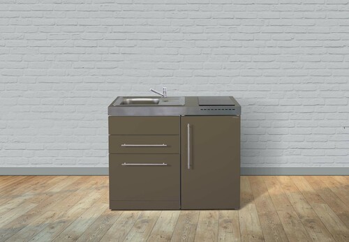 Stengel Miniküche Premiumline Mokka metallic MPMM110SIKFreBliS