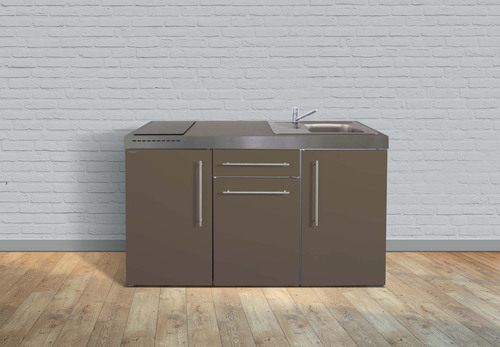 Stengel Miniküche Premiumline Mokka metallic MPMM150IKFliBreS