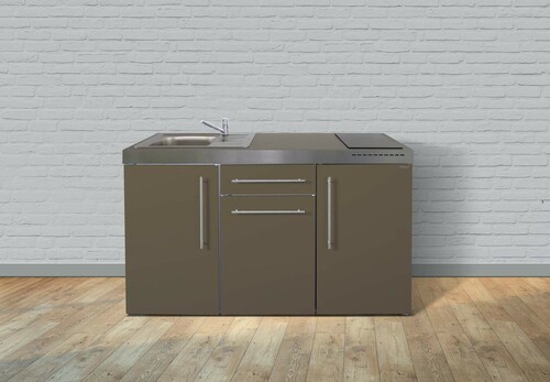 Stengel Miniküche Premiumline Mokka metallic MPMM160IKFreBli2Sn