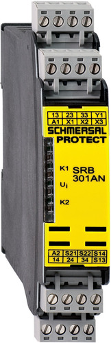 Schmersal Sicherheits-Relaisbaustein SRB301AN 24VAC/DC Schmersal Sicherheits-Relaisbaustein SRB301AN 24VAC/DC