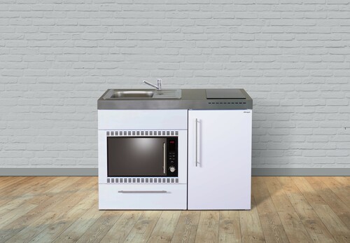 Stengel Miniküche Premiumline Schiefergrau MPMOSSG120MWOGKFliBr