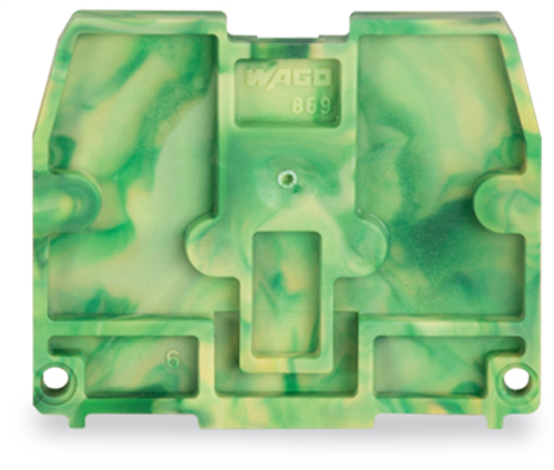 WAGO GmbH & Co. KG Abschlussplatte grün-gelb 869-379