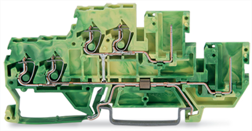 WAGO GmbH & Co. KG Doppelstockklemme 2,5 mm²,grün-gelb 870-1137