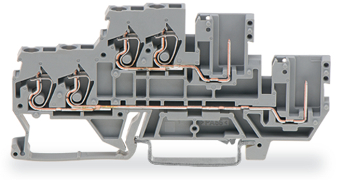 WAGO GmbH & Co. KG 4-Leiter2PinDoppelstockkl. 2,5 mm²,grau 870-1138 WAGO GmbH & Co. KG 4-Leiter2PinDoppelstockkl. 2,5 mm²,grau 870-1138
