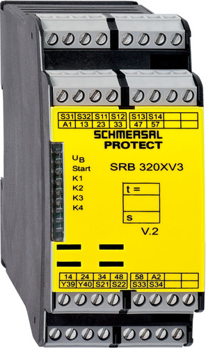 Schmersal Überwachungsschaltgerät f.Not-Halt SRB320XV3 / V.2