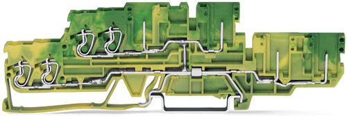 WAGO GmbH & Co. KG 4-Leiter4PinDoppelstockkl. 2,5 mm²,grün-gelb 870-137
