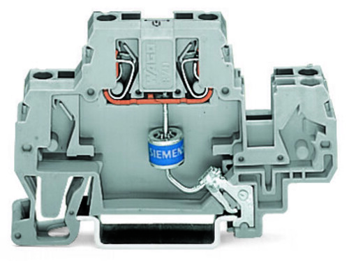 WAGO GmbH & Co. KG Bauelementklemme mit Gasableiter,grau 870-523/281-579