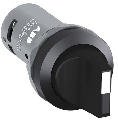 ABB Stotz S&J Wahlschalter 3 Stellungen 2Ö schwarz C3SS7-10B-02 ABB Stotz S&J Wahlschalter 3 Stellungen 2Ö schwarz C3SS7-10B-02