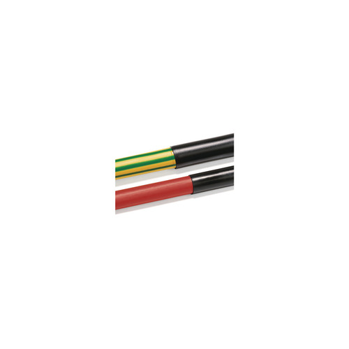 HellermannTyton Warmschrumpfschlauch schwarz, 1,2m TA32-24/8 PO-X BK 75