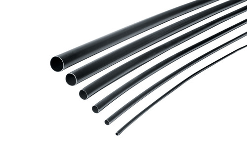 HellermannTyton Warmschrumpfschlauch schwarz, 1,2m TA37 24-8 PO-X BK 50